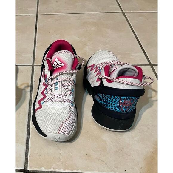 Adidas D.O.N. Issue #2 “Spider-Man” Basketball Shoes – Size 5 - Picture 2 of 2